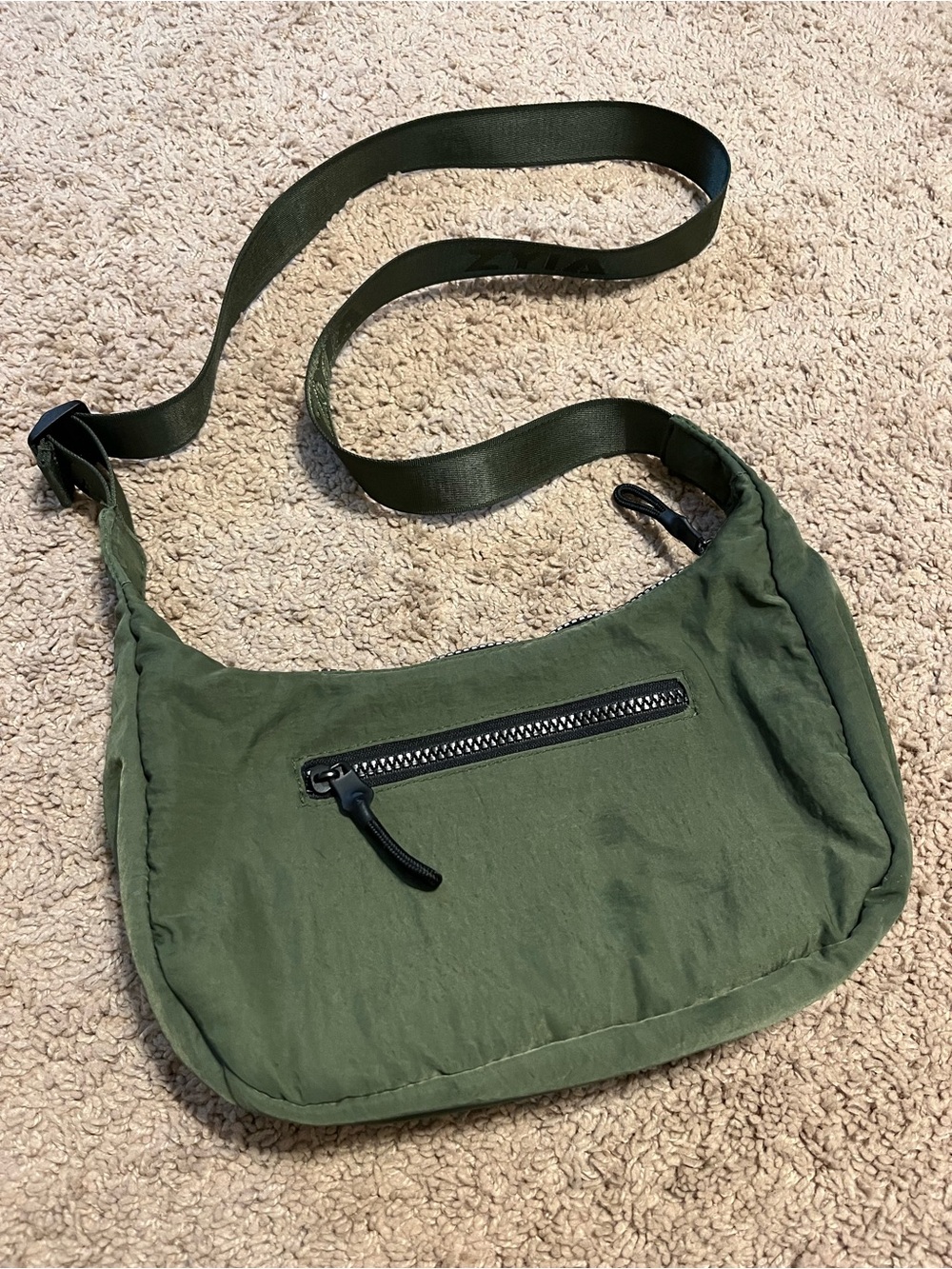 Olive Green Crossbody Shoulder Bag